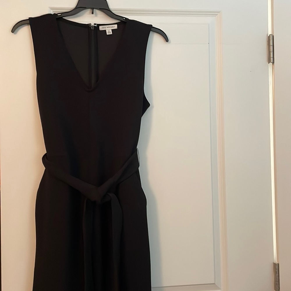 Free Assembly Black Cropped Jumpsuit. Medium.